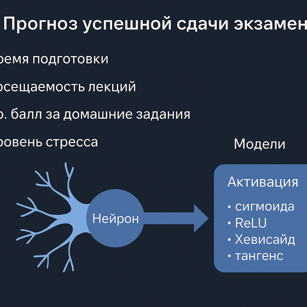 Прогноз успешной сдачи экзамена