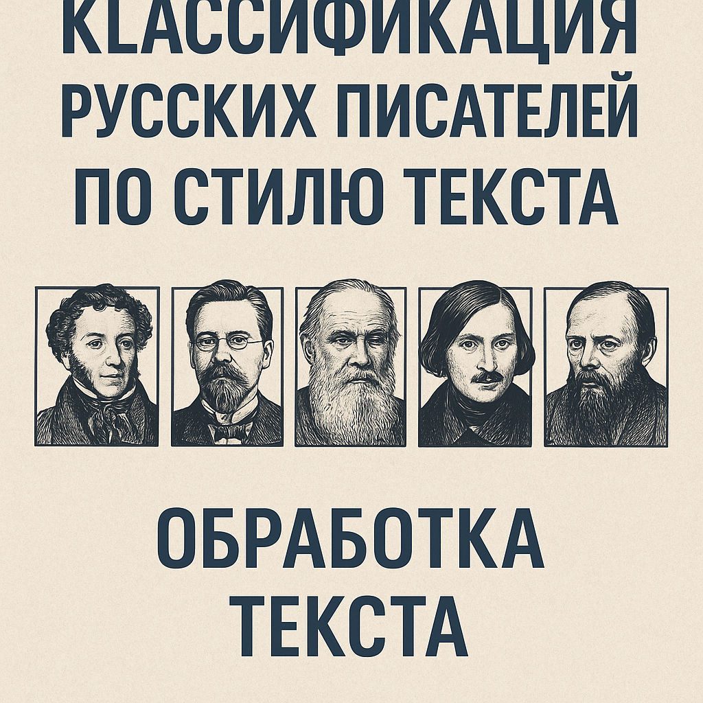 Классификация русских писателей по стилю текста